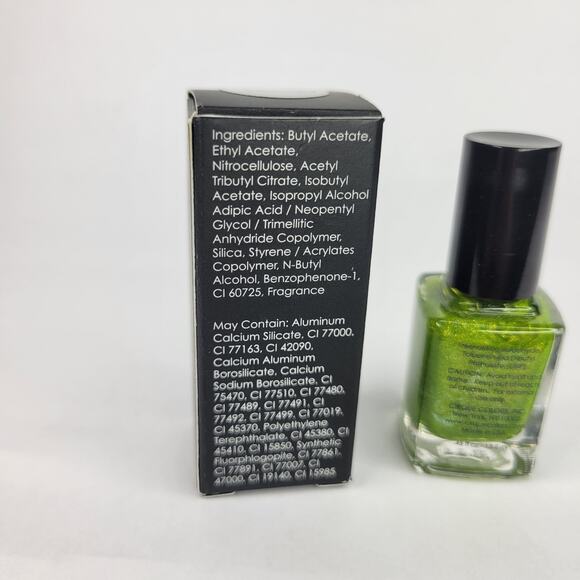 Cirque Nail Polish "Panacea" NEW Green Glitter Shimmer Holo - Picture 7 of 8